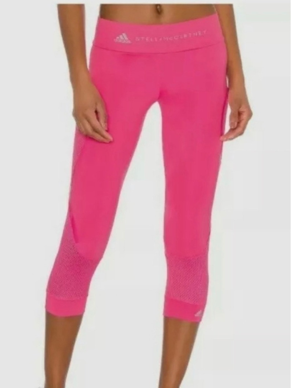 Adidas by Stella McCartney Pink Capri Leggings Size Small